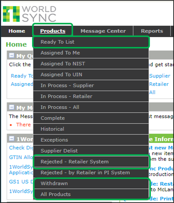 Locating Your Items in McLane PI - 1WorldSync Customer Community