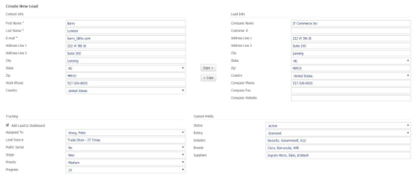Accounts - How to Create a Lead - 1WorldSync Customer Community