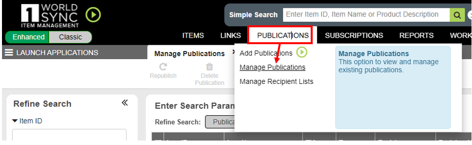 Solved: Withdrawing a publication - 1WorldSync Customer Community